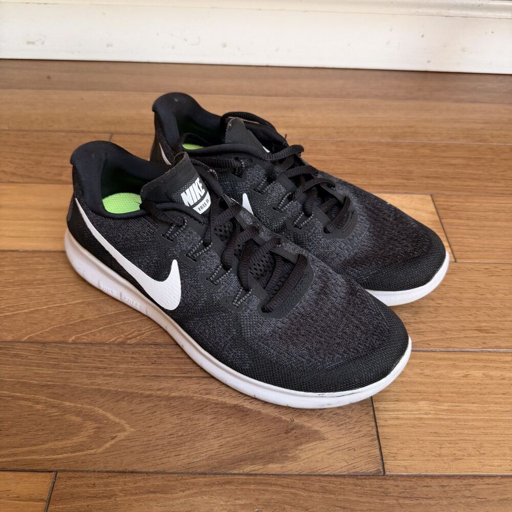 Nike Womens Running Shoes Sneakers Black Size 7